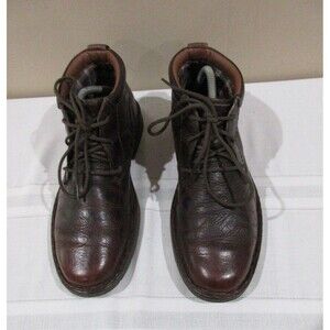 Clarks Stratton Limit Model Boots Men 10M Brown Leather Chukka 02528